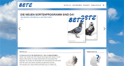 Desktop Screenshot of betz-taubenfutter.de